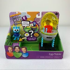 Egg-Mobile Pocket Watch Hobby Kids Adventures Collectible Figure Set Toys